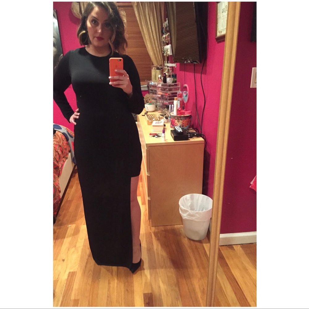 Maxi dress from express with cut out